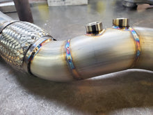 Load image into Gallery viewer, 3" downpipe for relocation manifolds and relocation pipes