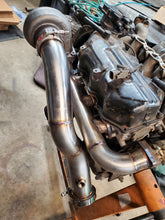 Load image into Gallery viewer, 3" downpipe for relocation manifolds and relocation pipes