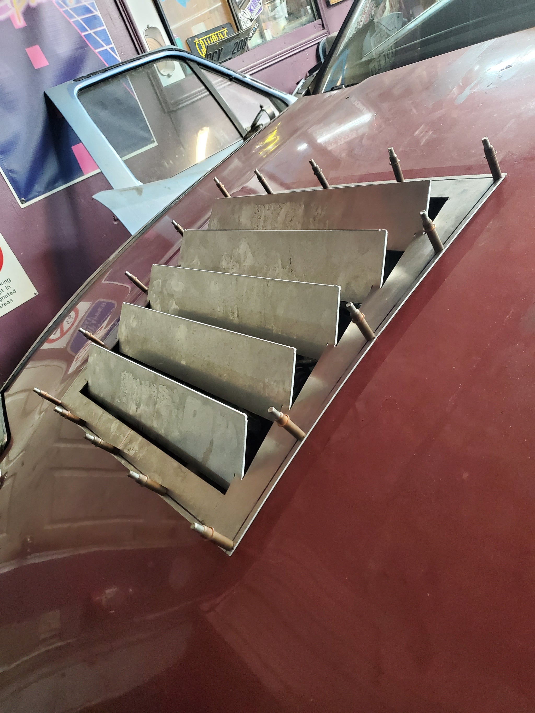 Z31 louvered hood vents Pucker Factory Fabrication
