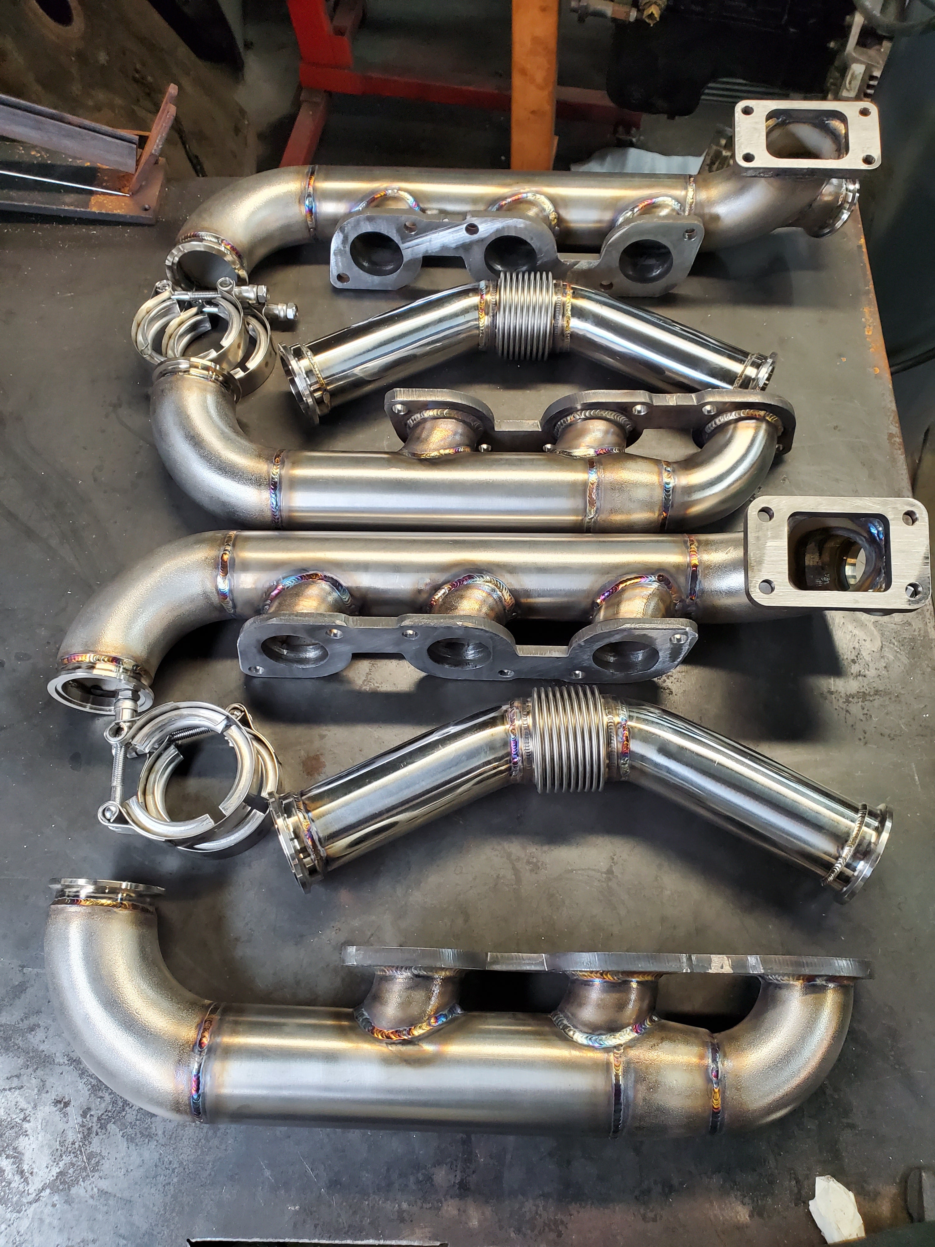 ボールガイ　usi Vg30/33 log style turbo manifolds – Pucker Factory Fabrication